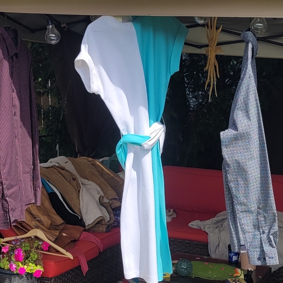 Inverse🏵80s ☎️ Zip-Up Cocktail Dress - Picture 5 of 10